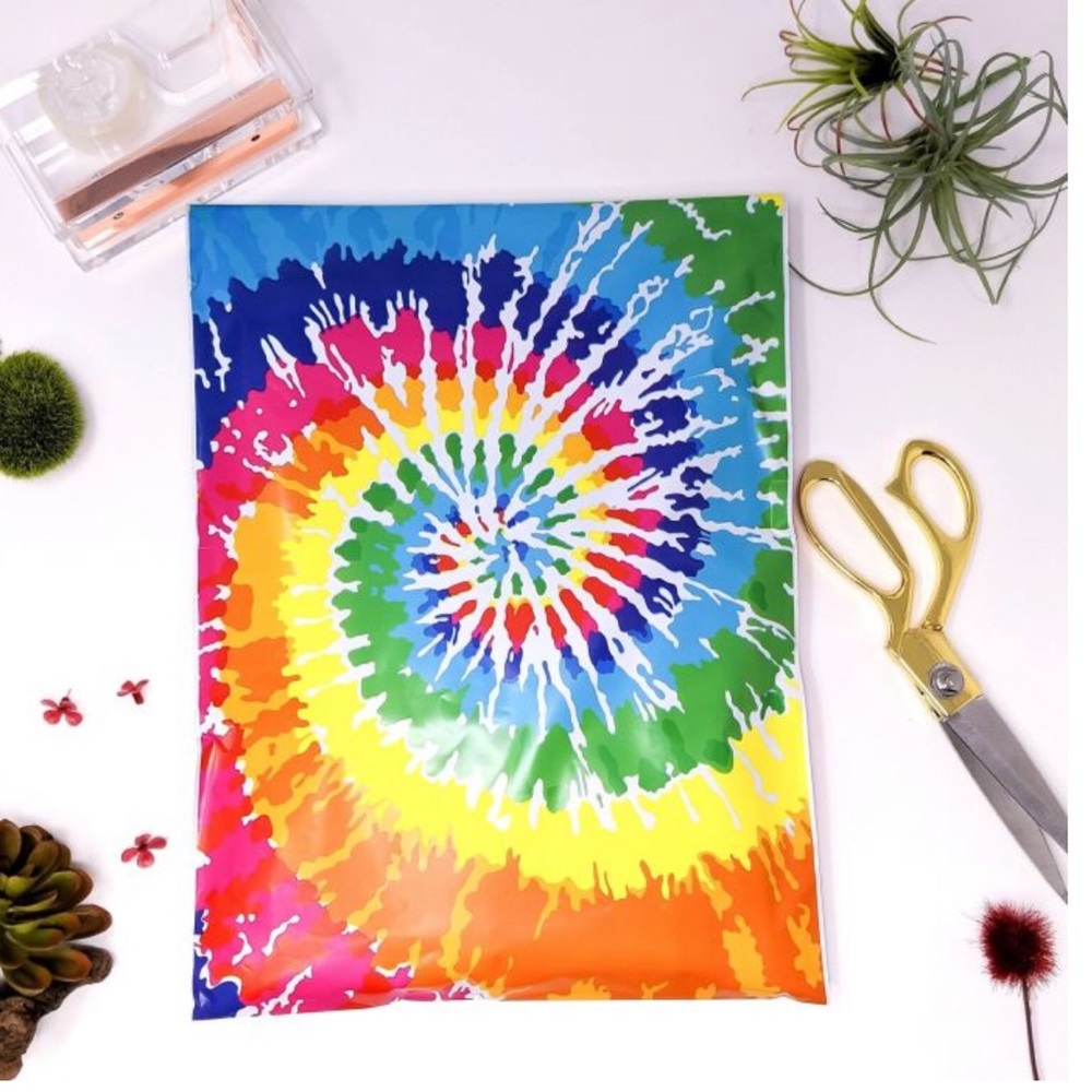 🌈20 Designer colorful Tie Dye Poly Mailer 10 x 13 inch